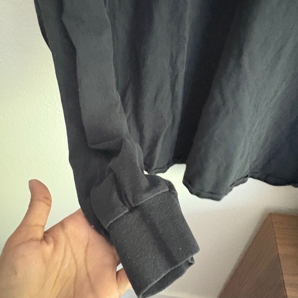 Champion Authentic Athleticwear Long Sleeve T Shirt Black Mens Size L - Picture 3 of 6